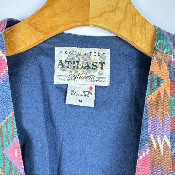Vintage 1993 Geometric Vest - Picture 2 of 7